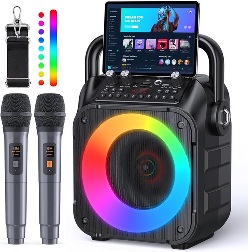 Karaoke machine microphones - machine,