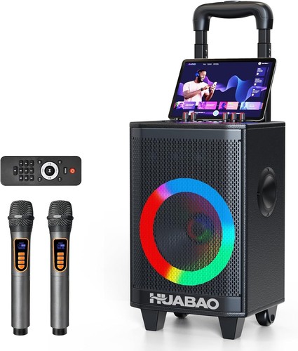 Portable karaoke machine with - portable,