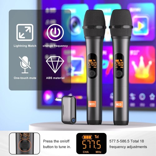 Wireless microphone m23 uhf - uhf, 2