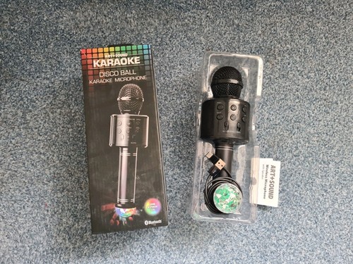 Disco ball karaoke microphone - ball,