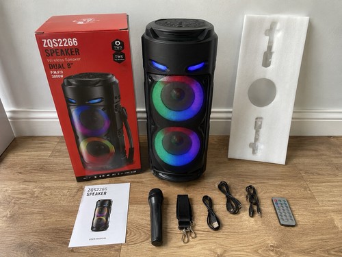 Bluetooth karaoke speaker with - karaoke,