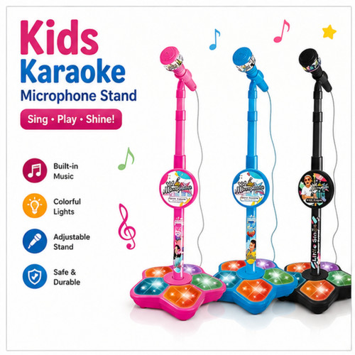 Kids karaoke microphone stand - karaoke,